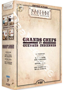 The Great Chiefs and Indian Wars | Drums Along the Mohawk / Sitting Bull / War Drums / Comanche  |   DVD
